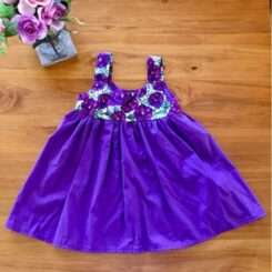 Purple Pansy Dress
