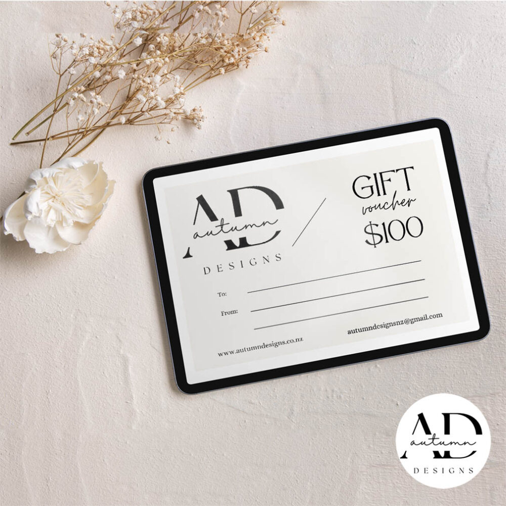 Autumn Designs Gift Vouchers