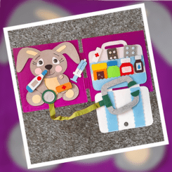 bunny doctor playset