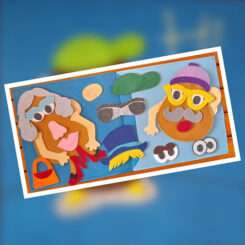 tater friends felt playset