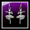 Dark Silver BALLERINA Earrings