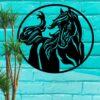 Horse Plaque - Oval