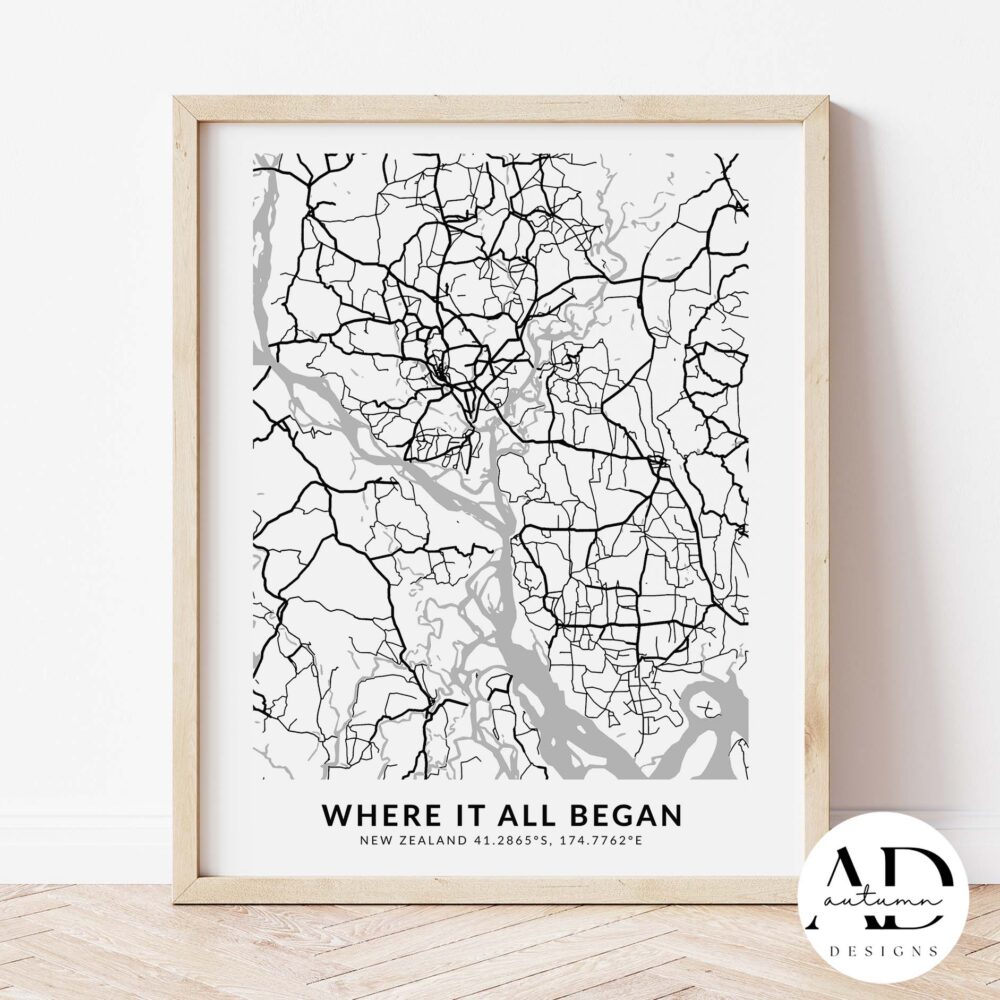 custom map print