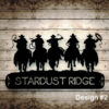 Horsemen Personalised Wall Art - design #2