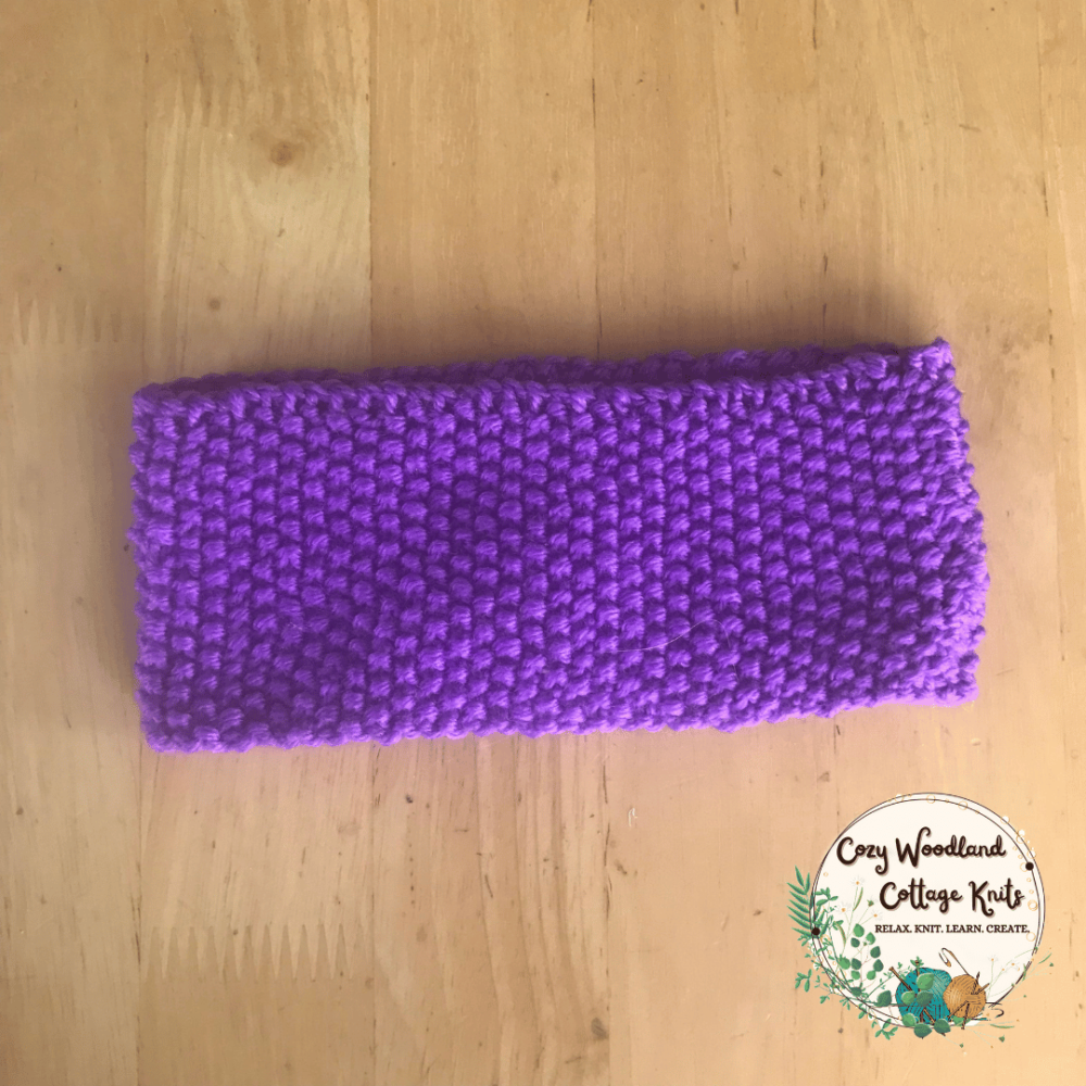 A purple toddler headband