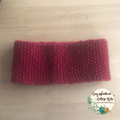A red toddler headband.