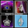 Dark Silver ANGEL WING Necklace on stainless steel chain - Image 5