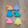 Jumbo Christmas chalks set of 6
