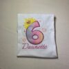 Girls Birthday Personalised Princess T-Shirt - Image 2