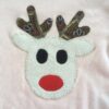 Reindeer on Peach Onesie - Image 2