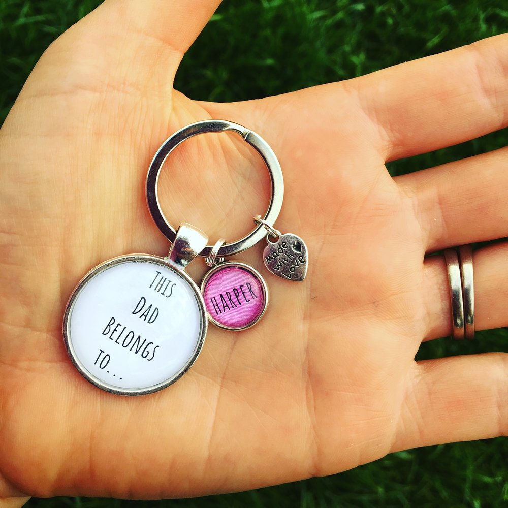 Dad Key Ring | on The Hive NZ | sold by Naia Creations