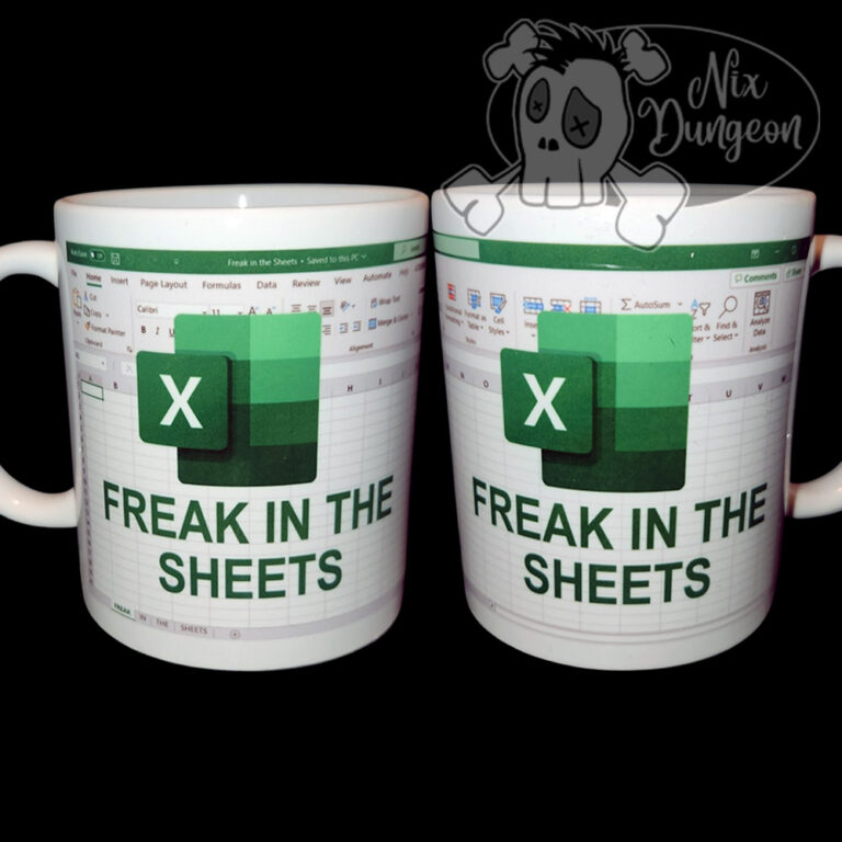 Freak in the Sheets Mug | sold by Nix Dungeon | on The Hive NZ