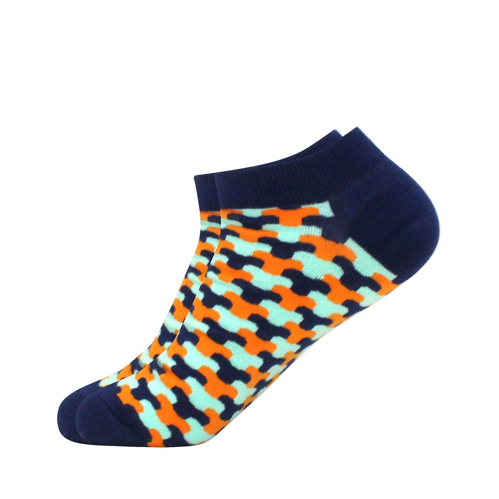 Blue Abstract design ankle socks | The Hive NZ | Shop Small New Zealand