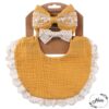 Baby Headband and bib set (Mustard)