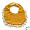 Baby Headband and bib set (Mustard) - Image 3