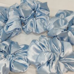 ice blue scrunchie pack of 5