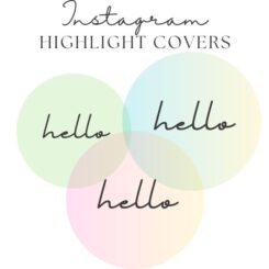 Instagram highlight covers for Small businesses on Social Media