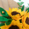 Large simple Felt Sunflower bouquet - Image 4