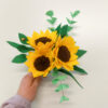 Large simple Felt Sunflower bouquet - Image 3