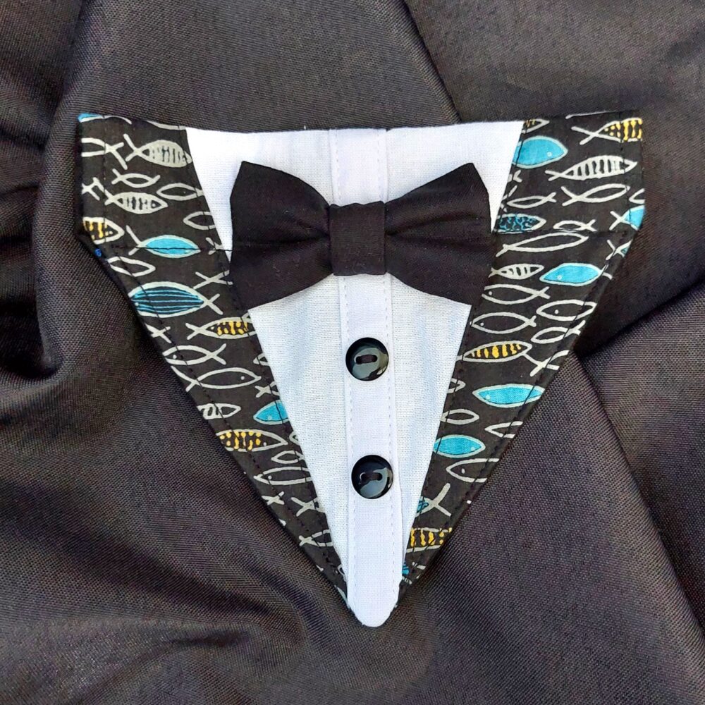 Dog Bandanas - Tuxedo Style - Multiple Print Options - Image 3