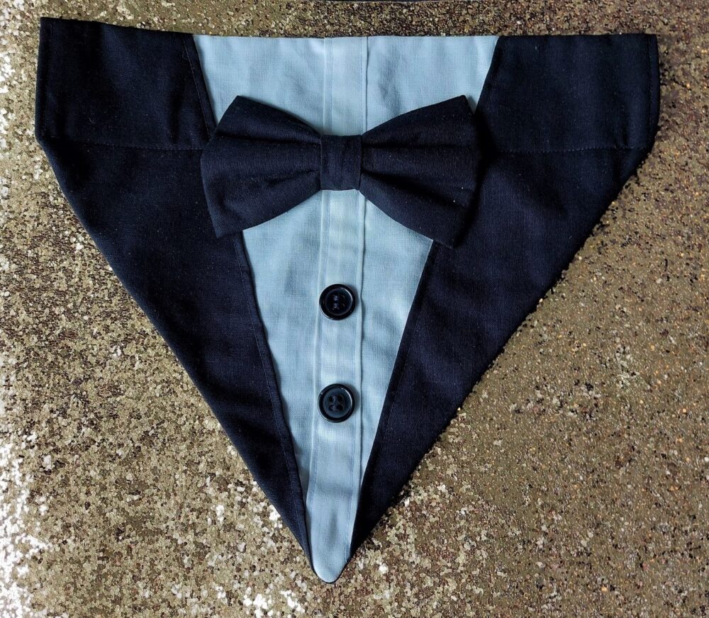 Fancy Dog Bandanas - Tuxedo Style - Image 2