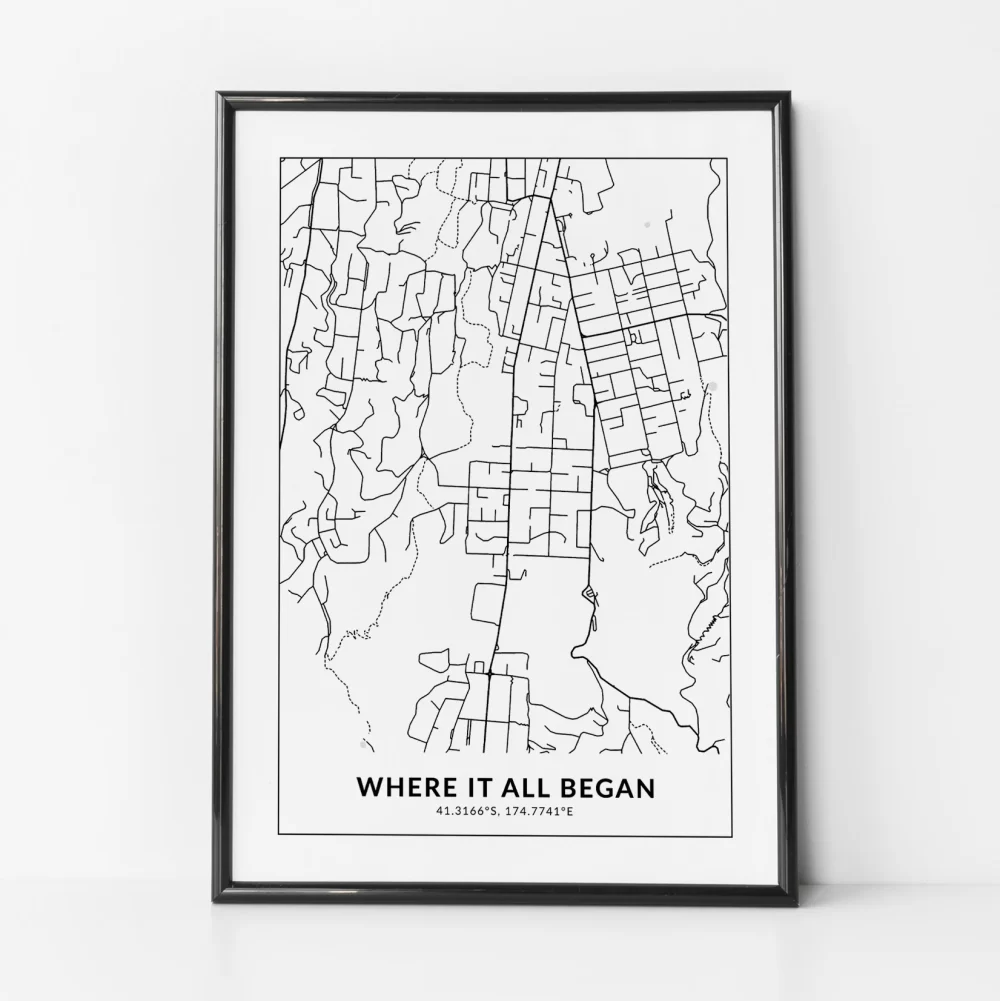 Custom Map Print