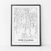 Custom Map Print