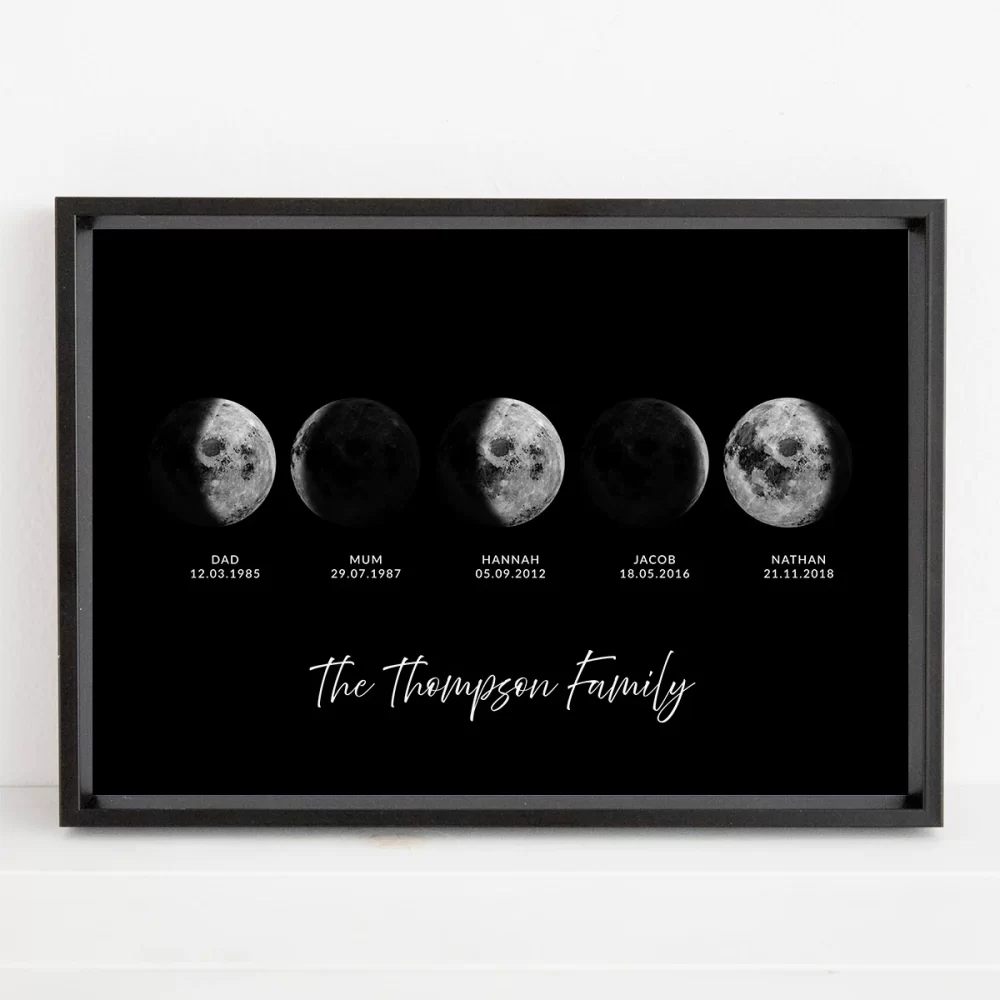 Moon Phase family print