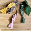 Macramé Vine Keychain/ Bag Tag