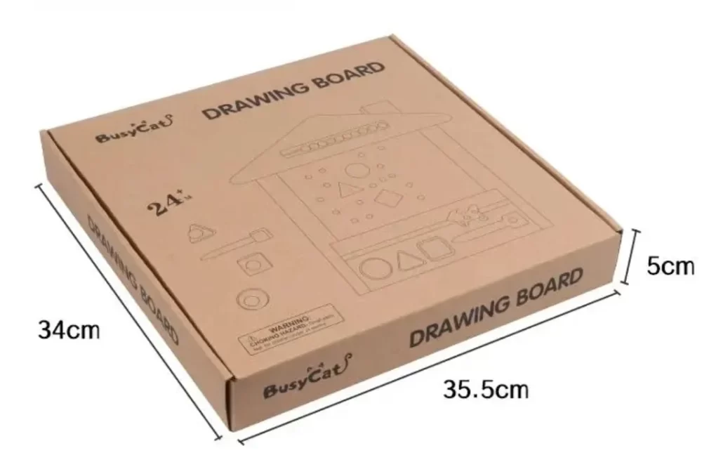 Wooden Magnetic Educational Erasable Drawing Board - Image 4