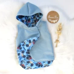 Wool Vest sz 3 - Monster Trucks