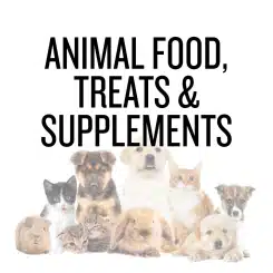 Animal Food, Treats & Supplements