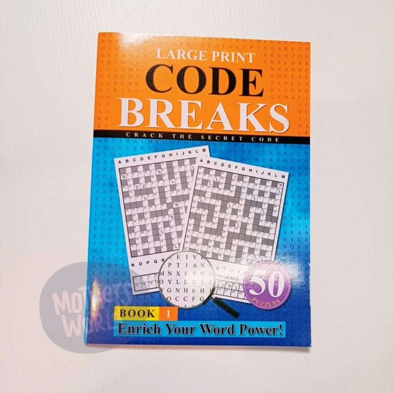 Code Breaks (A4 large print book) | The Hive NZ | Shop Small & Support ...