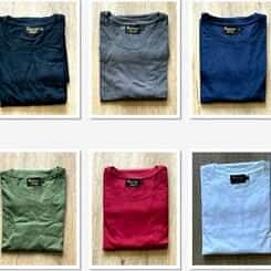 100% Combed Cotton T-Shirts -180GSM