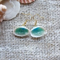 Seashell Earrings in Gold