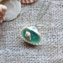 Seashell Necklace in Silver