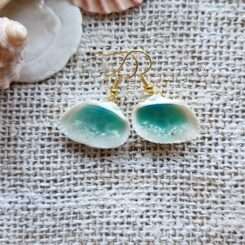 Seashell Earrings in Gold