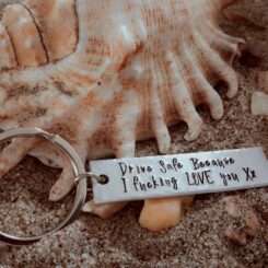 Sweary Drive Safe Keyring