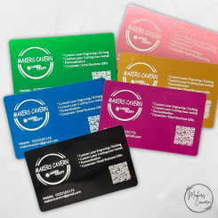 Custom Metallic Business Cards (set of 50)