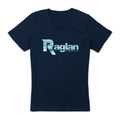 Raglan Blue - Womens Tee