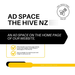 Ad Space on The Hive NZ home page_ advertising for small business nz