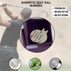 Personalised Magnetic Golf Ball Marker