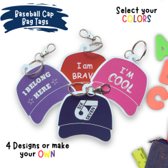 Baseball Cap Backpack Tag