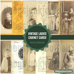 Vintage Ladies Cabinet Cards
