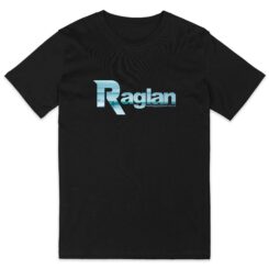 raglan blue on black