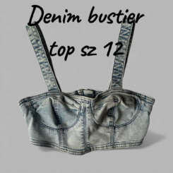 Denim Bustier