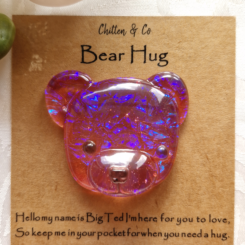 Sparkle Pink Purple Big Ted Bear Hug