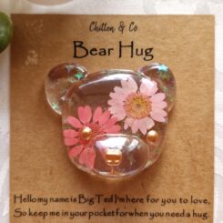 Pink Daisy Big Ted Bear Hug