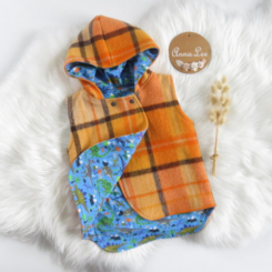 Orange Wool Vest Size 4