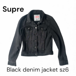 Supre Black Denim Jacket